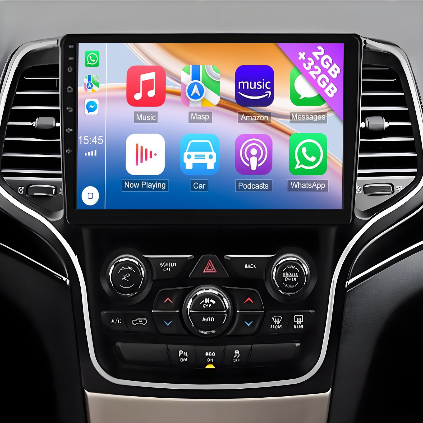 Amazon.co.jp: ワイヤレスカープレイラジオ Jeep Grand Cherokee 2014